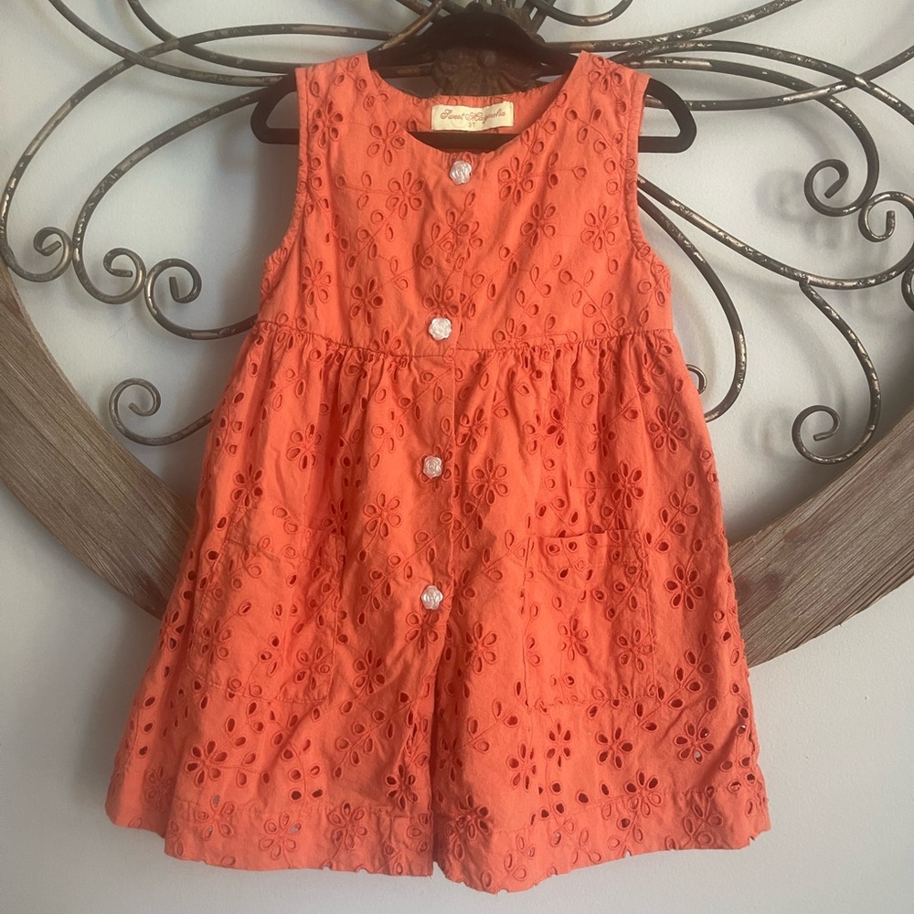 Sweet Magnolia Eyelet Sleeveless Dress